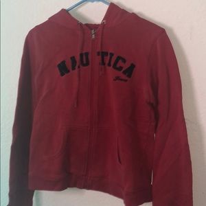 Nautica red hoodie